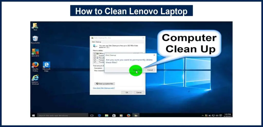 How to Clean Lenovo Laptop