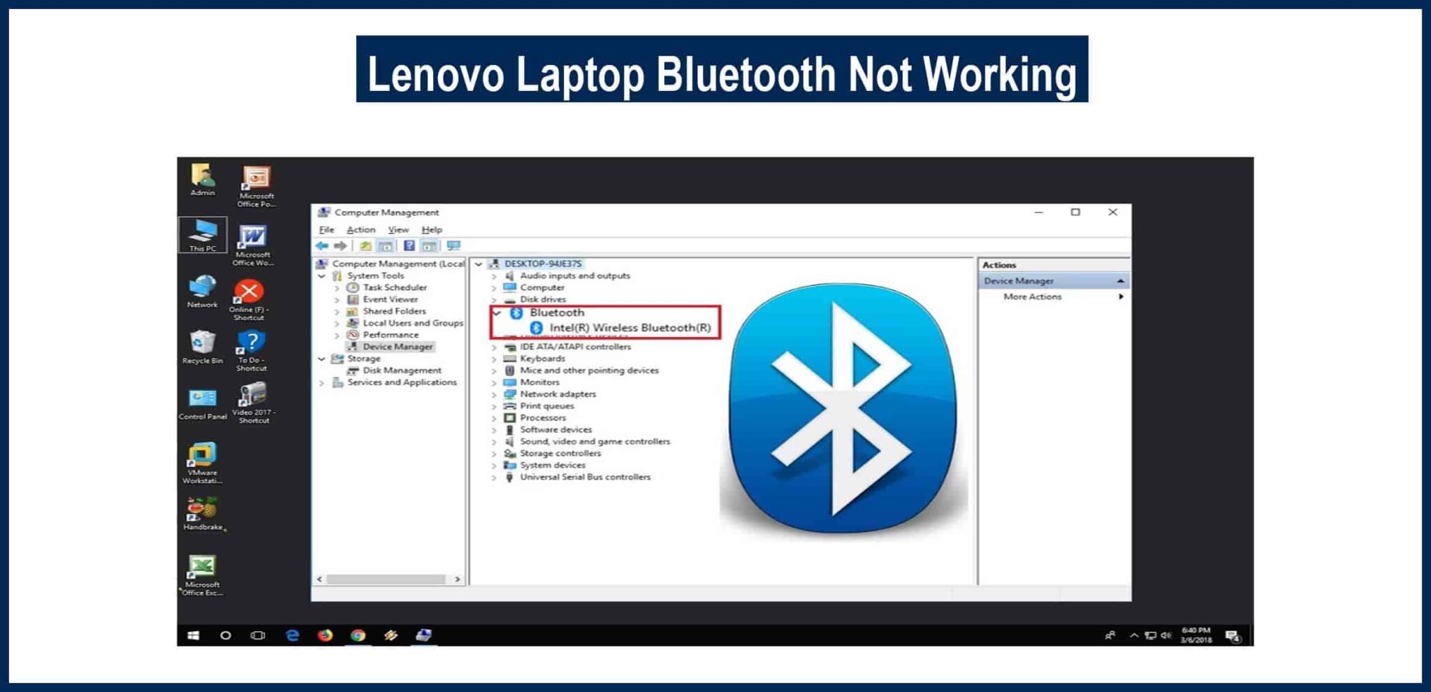 Lenovo Bluetooth Is Not Turning On In Windows 10 [2022] TechyDIY