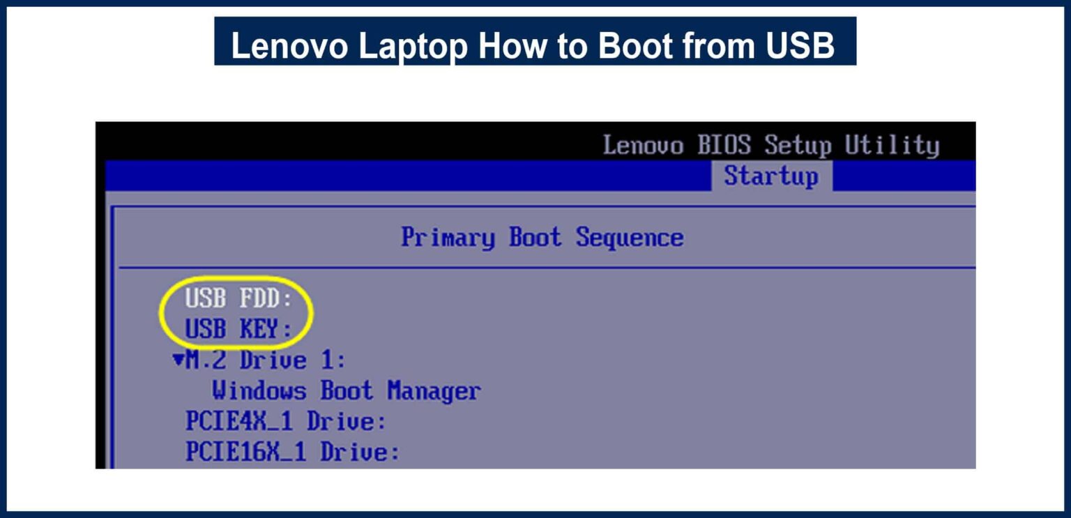 Lenovo Laptop How to Boot from USB  TechyDIY