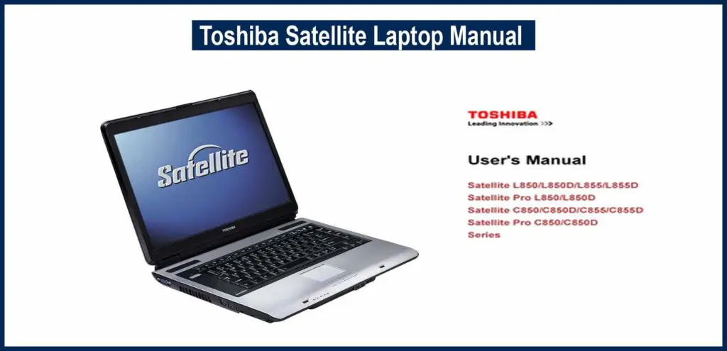 Toshiba Satellite Laptop Manual