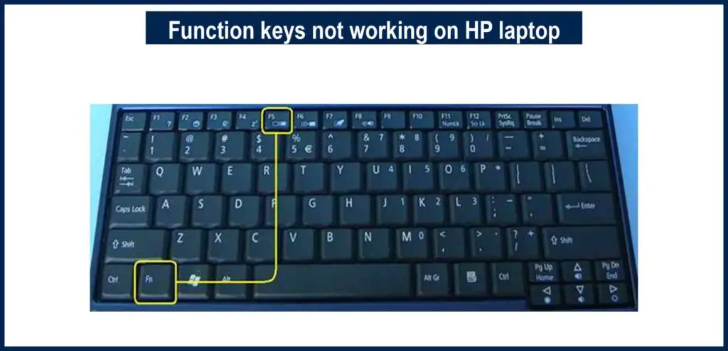 Function keys not working on HP laptop