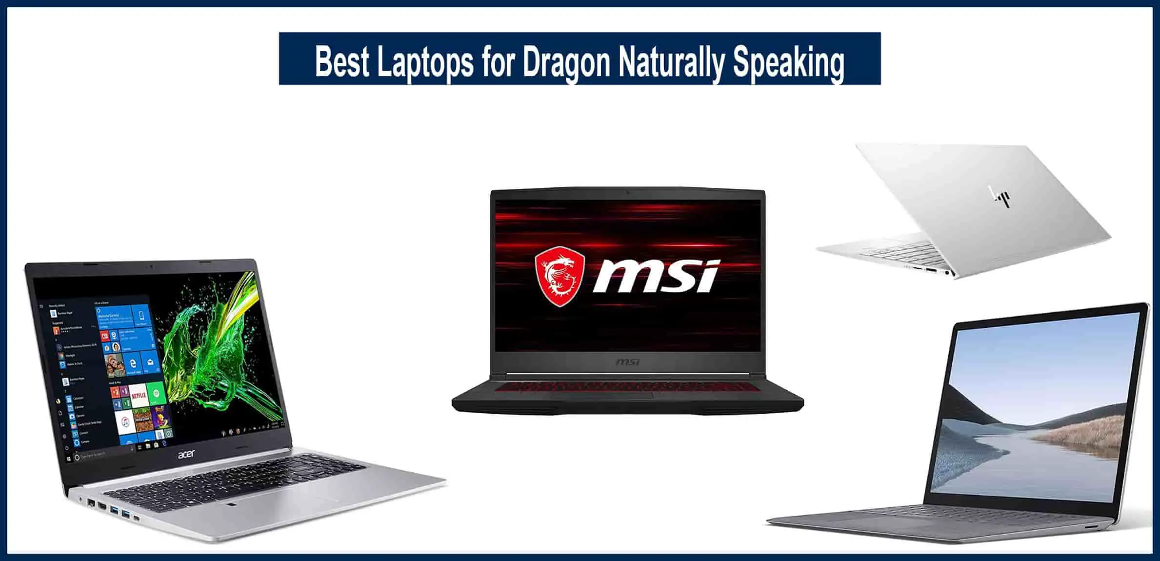 best laptop for dragon naturally speaking