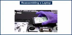 reassembling a laptop