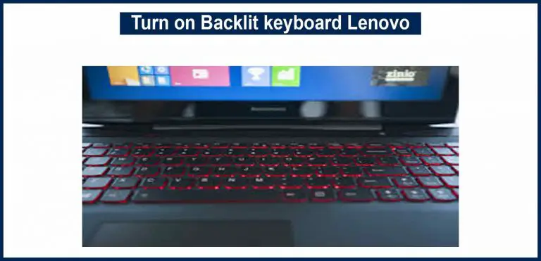 turn on backlit keyboard Lenovo