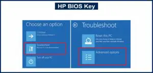 HP BIOS Key