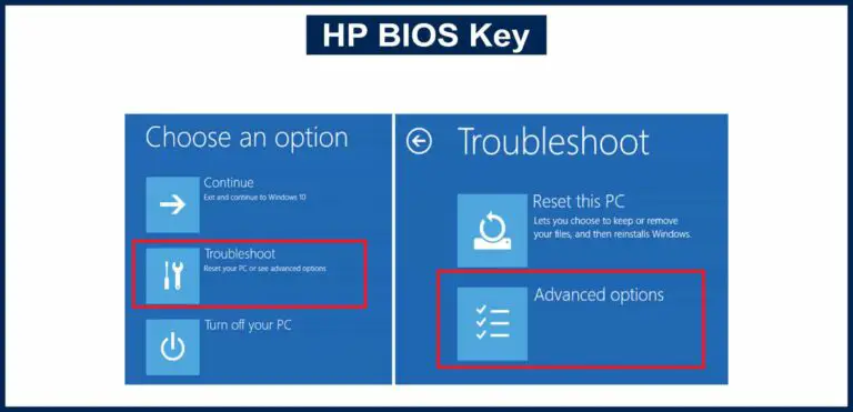 HP BIOS Key