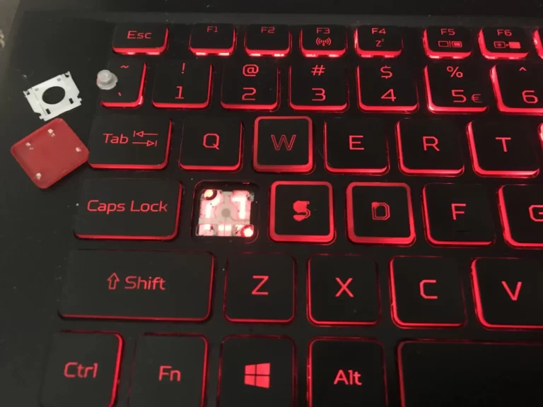 How To Fix A Key That Fell Off A Laptop Keyboard