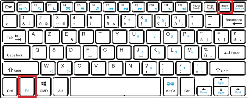 how to turn off insert key on keyboard